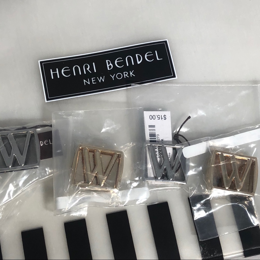 BNWT MONOGRAM W charm